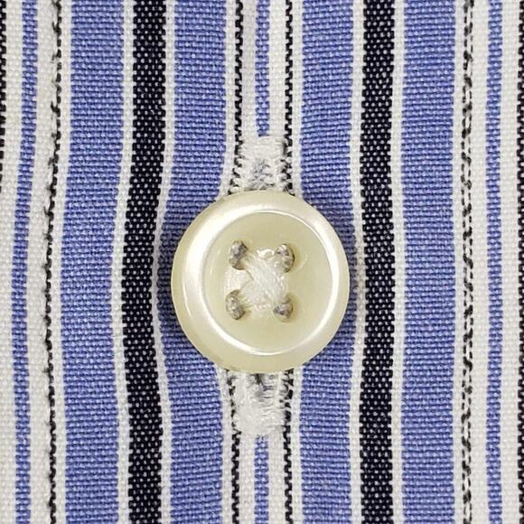 Polo Ralph Lauren Oxford Shirt Mens Size XL Striped Blue LS Button Down Blake - Picture 4 of 8